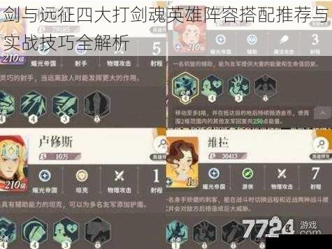 剑与远征四大打剑魂英雄阵容搭配推荐与实战技巧全解析