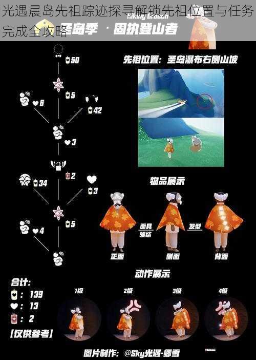 光遇晨岛先祖踪迹探寻解锁先祖位置与任务完成全攻略