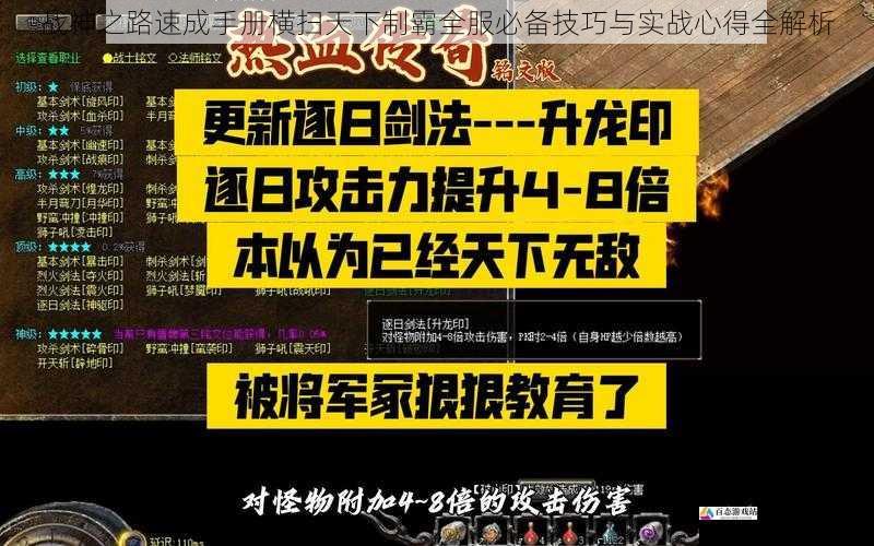 战神之路速成手册横扫天下制霸全服必备技巧与实战心得全解析