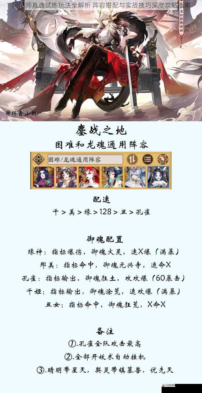 阴阳师真魂试炼玩法全解析 阵容搭配与实战技巧深度攻略指南