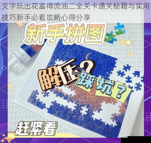 文字玩出花富得流油二全关卡通关秘籍与实用技巧新手必看攻略心得分享