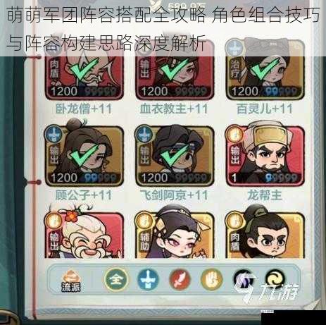 萌萌军团阵容搭配全攻略 角色组合技巧与阵容构建思路深度解析