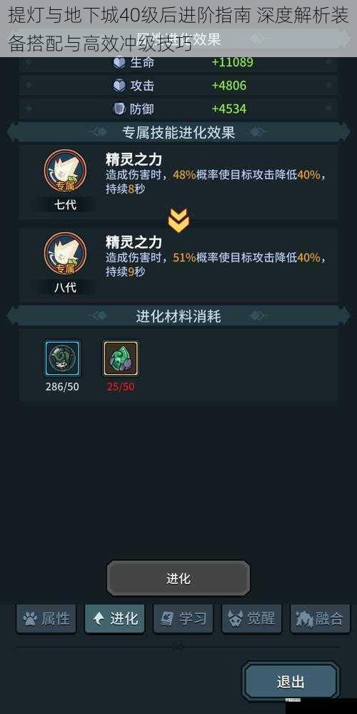 提灯与地下城40级后进阶指南 深度解析装备搭配与高效冲级技巧