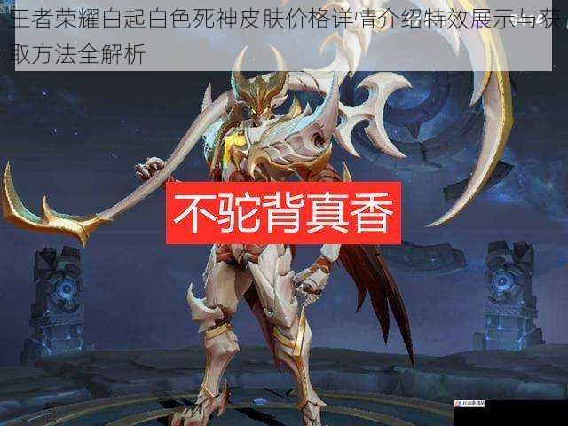 王者荣耀白起白色死神皮肤价格详情介绍特效展示与获取方法全解析