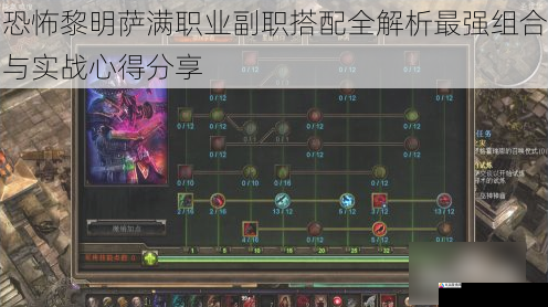 恐怖黎明萨满职业副职搭配全解析最强组合与实战心得分享