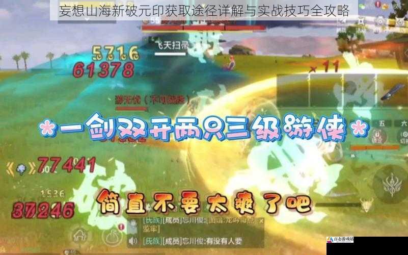 妄想山海新破元印获取途径详解与实战技巧全攻略
