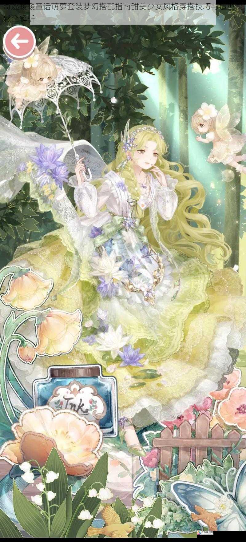 奇迹暖暖童话萌萝套装梦幻搭配指南甜美少女风格穿搭技巧与造型灵感全解析