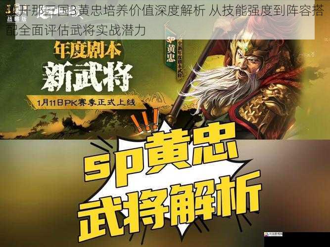 放开那三国3黄忠培养价值深度解析 从技能强度到阵容搭配全面评估武将实战潜力