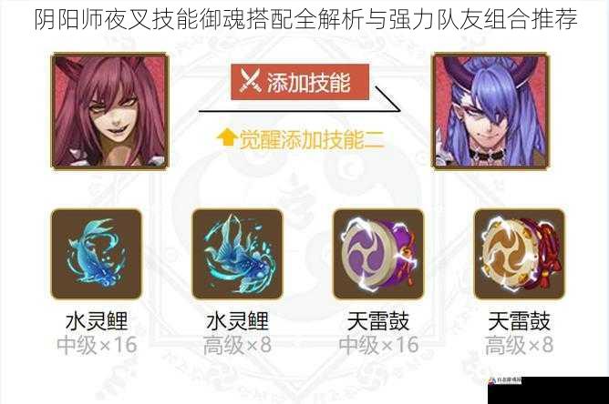 阴阳师夜叉技能御魂搭配全解析与强力队友组合推荐