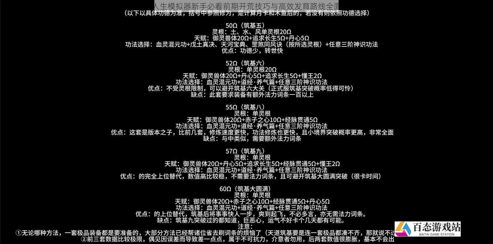 修仙人生模拟器新手必看前期开荒技巧与高效发育路线全面解析