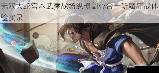 无双大蛇宫本武藏战场纵横剑心合一斩魔狂战体验实录