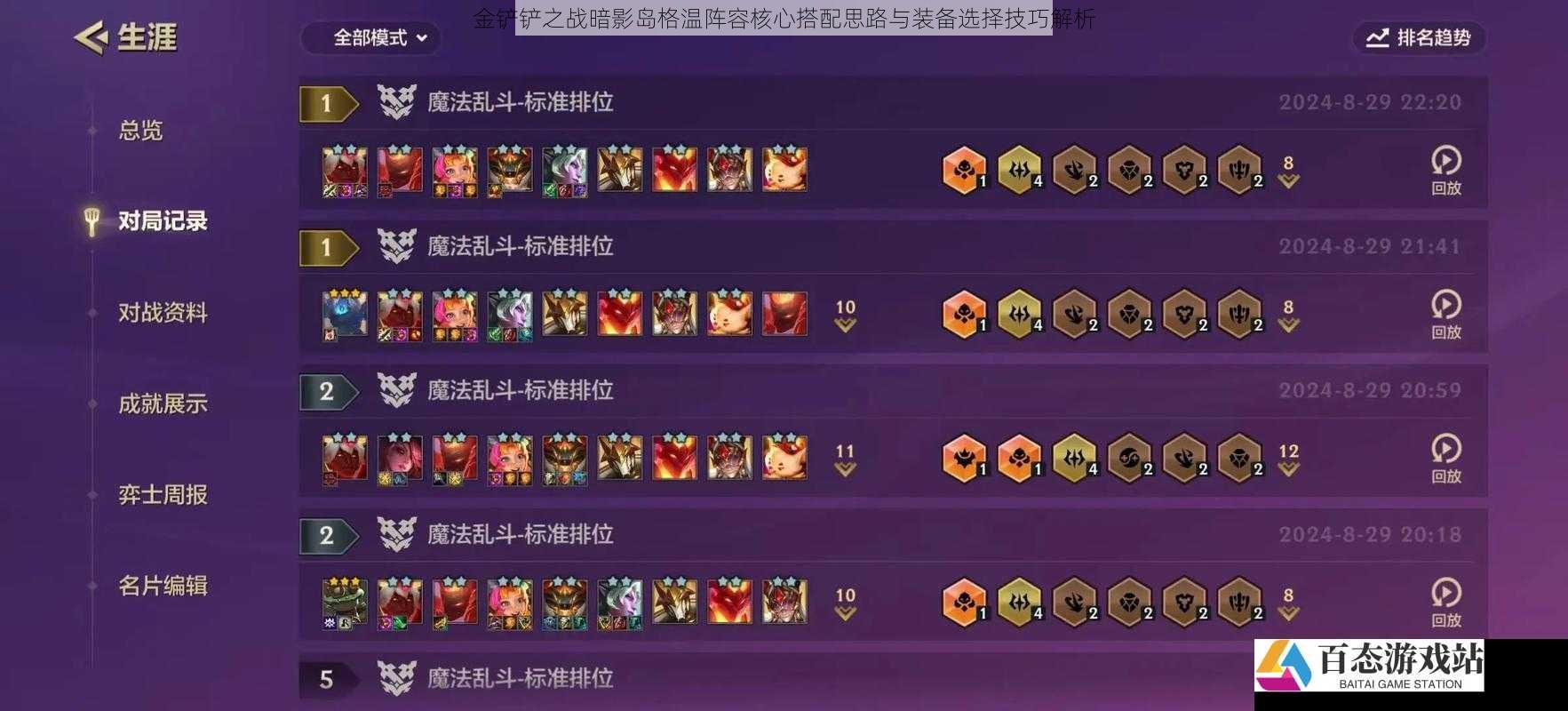 金铲铲之战暗影岛格温阵容核心搭配思路与装备选择技巧解析