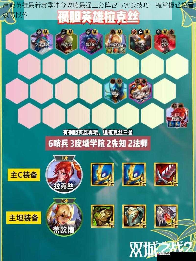 高能英雄最新赛季冲分攻略最强上分阵容与实战技巧一键掌握轻松晋级高段位