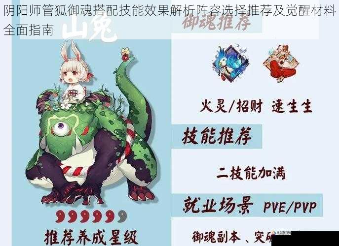 阴阳师管狐御魂搭配技能效果解析阵容选择推荐及觉醒材料全面指南