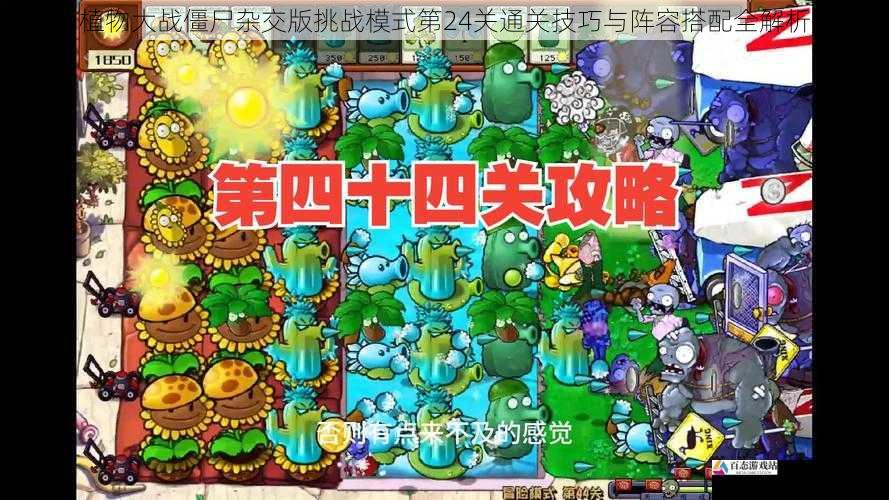 植物大战僵尸杂交版挑战模式第24关通关技巧与阵容搭配全解析