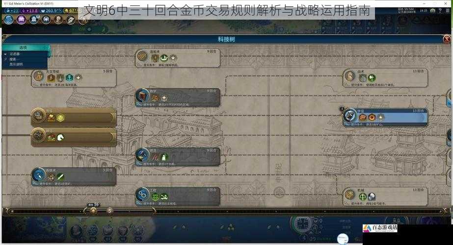 文明6中三十回合金币交易规则解析与战略运用指南