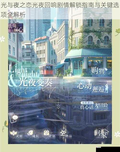 光与夜之恋光夜回响剧情解锁指南与关键选项全解析
