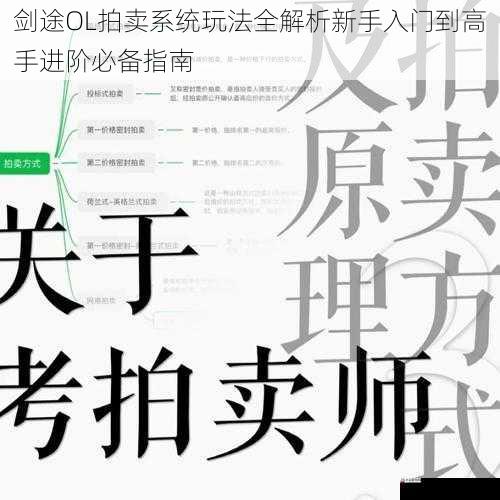 剑途OL拍卖系统玩法全解析新手入门到高手进阶必备指南
