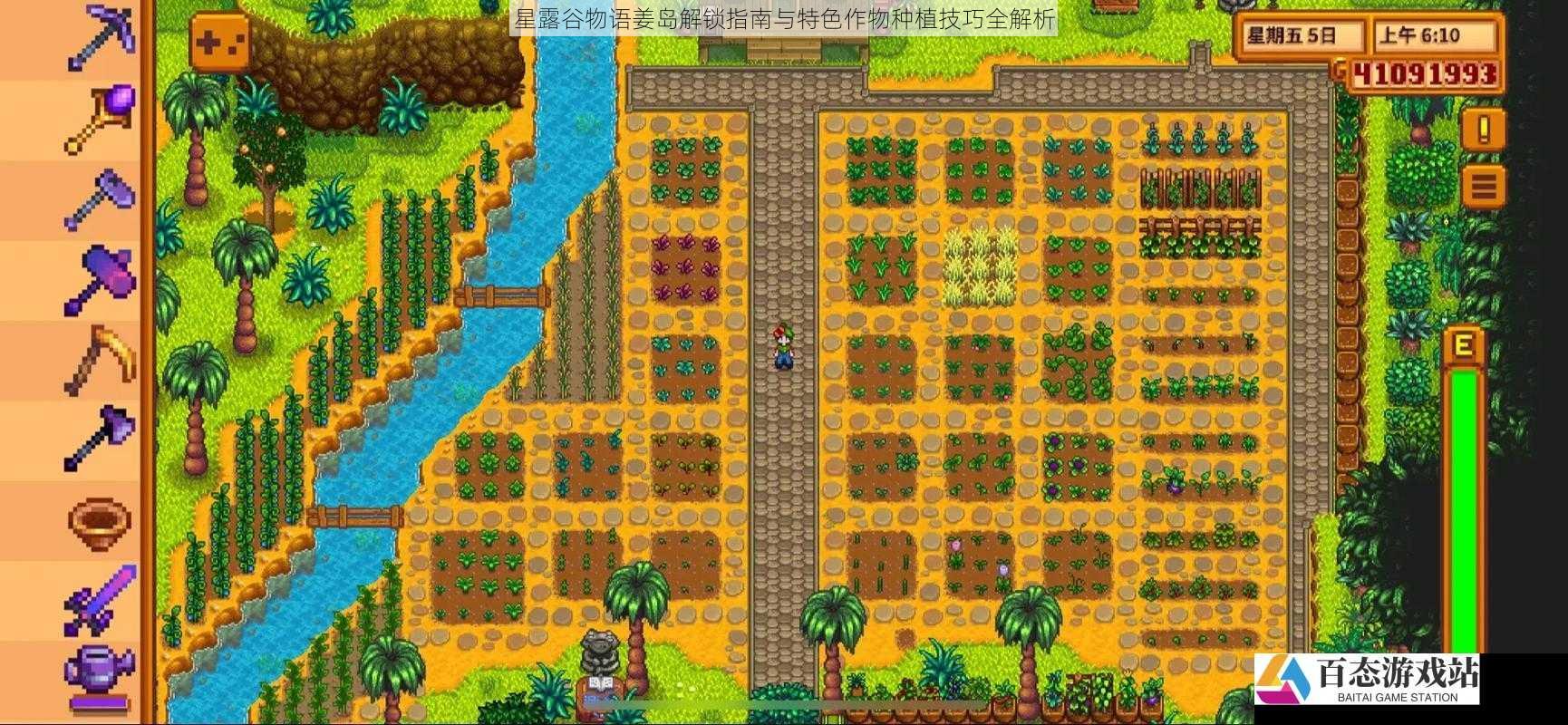 星露谷物语姜岛解锁指南与特色作物种植技巧全解析