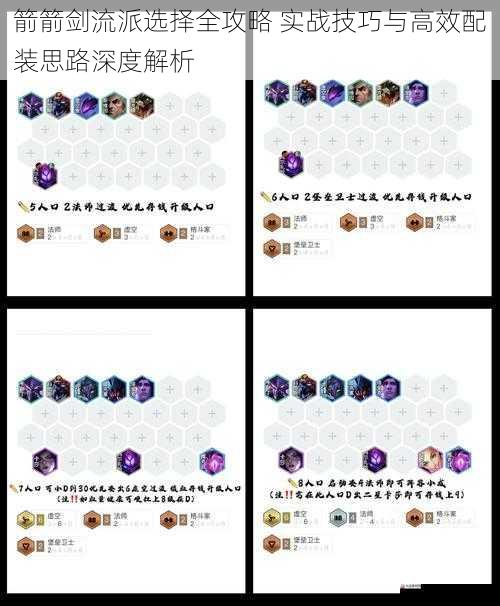 箭箭剑流派选择全攻略 实战技巧与高效配装思路深度解析