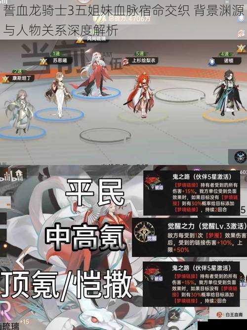 誓血龙骑士3五姐妹血脉宿命交织 背景渊源与人物关系深度解析